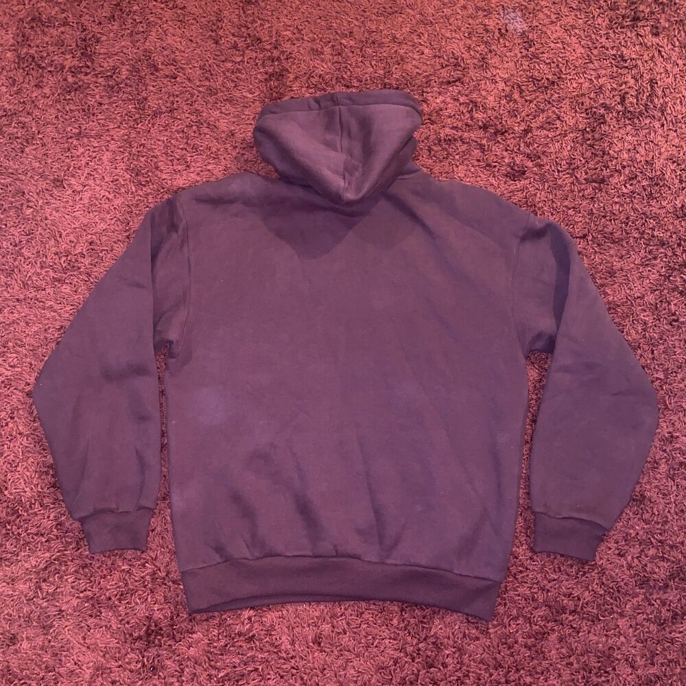 Comfrt Hoodie Men’s Size Large Maroon Pullover Fleece Hooded Sweatshirt - Picture 11 of 11